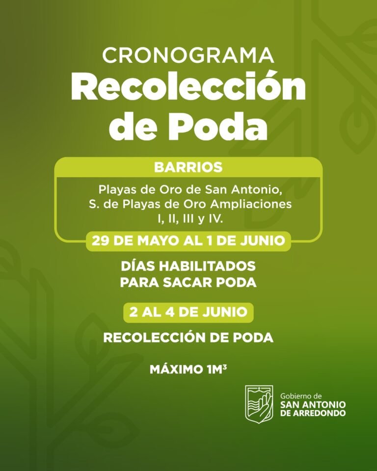 San Antonio de Arredondo avanza en la gestión sustentable de residuos verdes